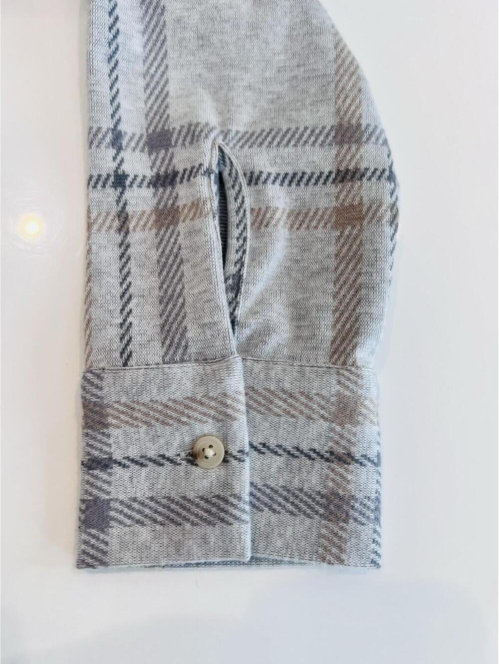 $178 Faherty Legend Sweater Shirt Size M Sandy Trails Plaid Top Button Down - Picture 8 of 9